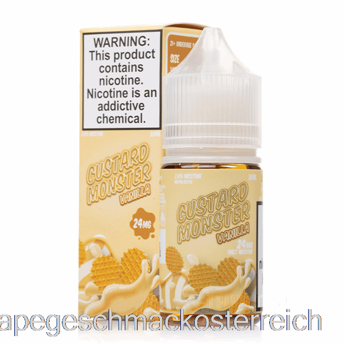 Vanille – Vanillepudding-Monstersalze – 30 Ml, 48 Mg Vape-Geschmack